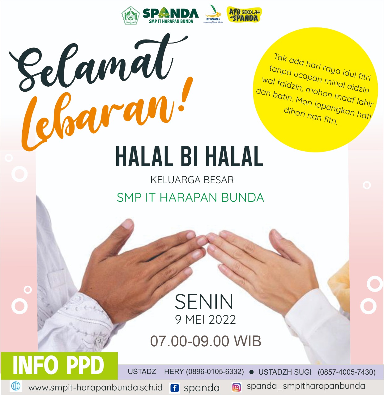 Halal Bi Halal Keluarga Besar SMPIT Harapan Bunda Semarang